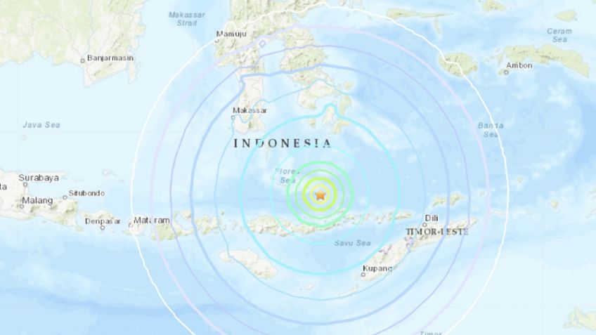 Terremoto de 7.3 grados sacude a Indonesia y provoca alerta de tsunami