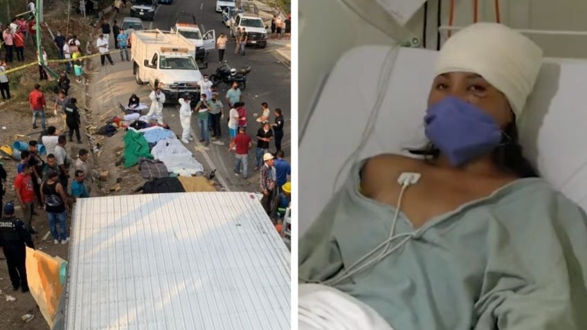 "Caímos mi hijo y yo": Candelaria narra cómo sobrevivió de milagro a tragedia de migrantes en Chiapas