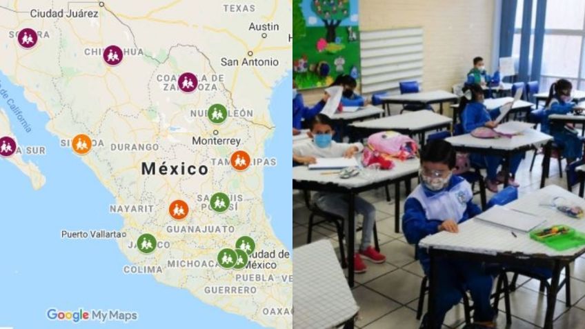 Regreso a clases SEP: MAPA estados que SÍ y NO volverían de manera presencial en enero