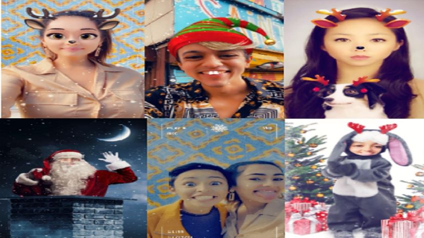 ¡Snapchat se apodera de la Navidad! Aquí te decimos cómo conseguir los nuevos filtros animados