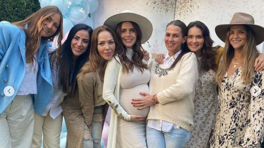 Claudia Álvarez festeja su BABY SHOWER rodeada de amigas FAMOSAS: FOTOS