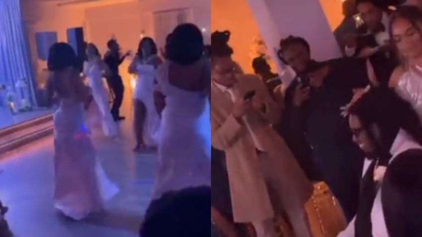 ¡Amor del bueno! Novia "infarta" a su pareja con un sensual twerking en plena boda | VIDEO