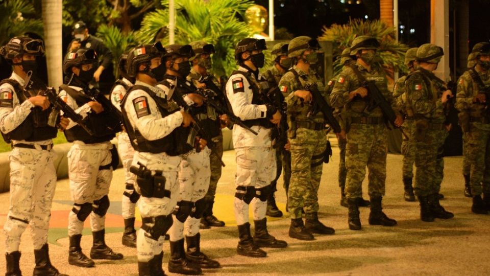 Elementos de la Guardia Nacional y del Ejército participaron en el operativo. Foto: Archivo