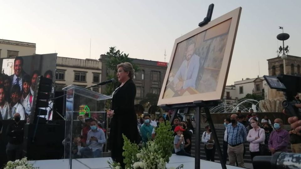 Rinden homenaje a Jorge Aristóteles Sandoval, exgobernador de Jalisco (Foto: Especial)