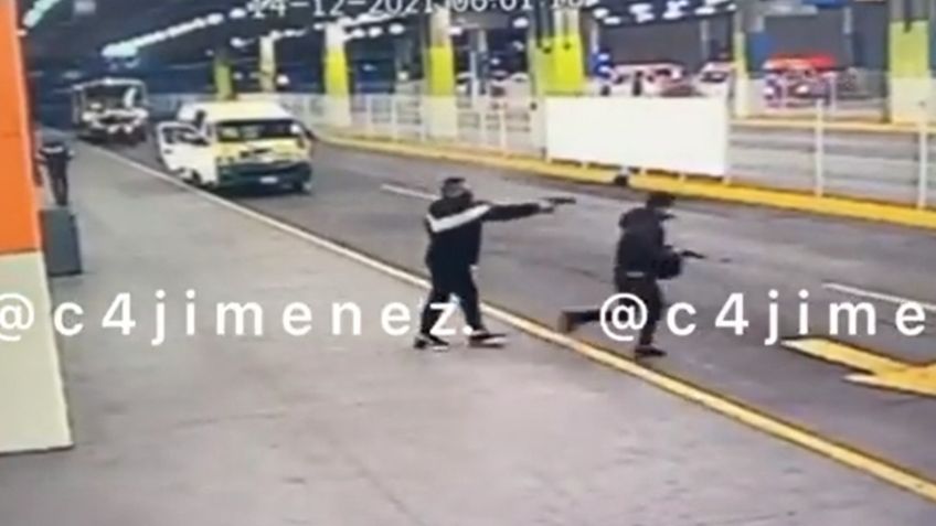 VIDEO FUERTE: Así fue el asesinato a tiros de un joven en pleno Cetram El Rosario