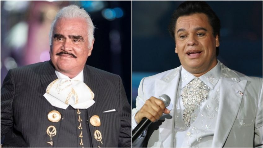 Vicente Fernández y Juan Gabriel ahora cantan en el cielo; este fue el tema que unió sus voces