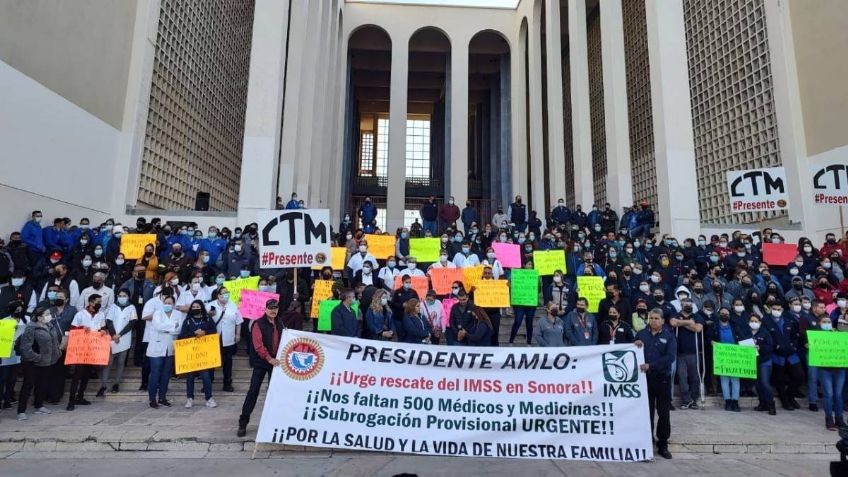 Piden integrantes de la CTM en Sonora solución a déficit de plazas de médicos especialistas