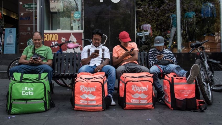 Repartidores de comida convocan a rodada contra impuesto del 2%