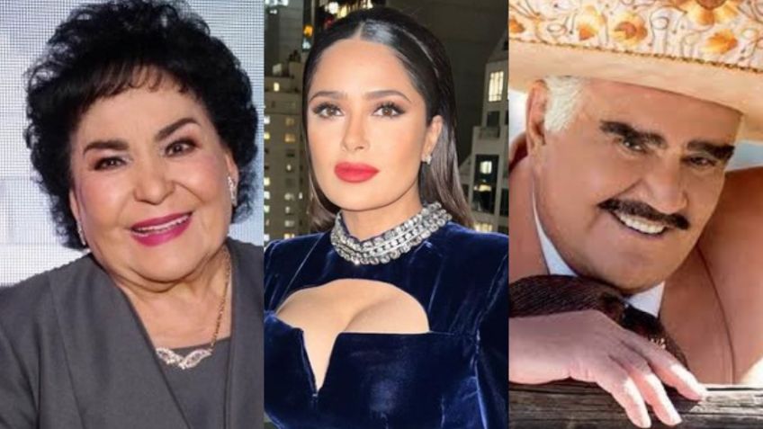 Así fue cómo Salma Hayek recordó a Carmen Salinas y Vicente Fernández | FOTO