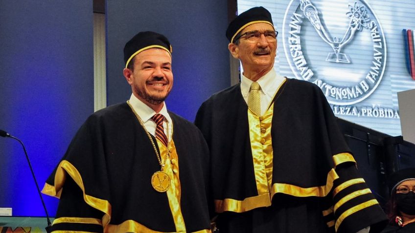 Guillermo Mendoza toma protesta como nuevo rector de la Universidad Autónoma de Tamaulipas