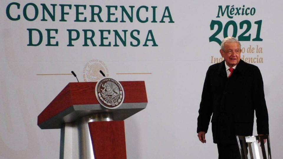 AMLO presenta una nueva conferencia de prensa Mañanera. Foto: Cuartoscuro