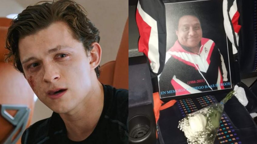 Cumple su última voluntad: lleva FOTO de su esposo a estreno de Spider-Man