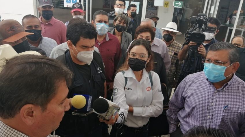 Se manifiestan productores de Sinaloa en la Secretaría de Agricultura