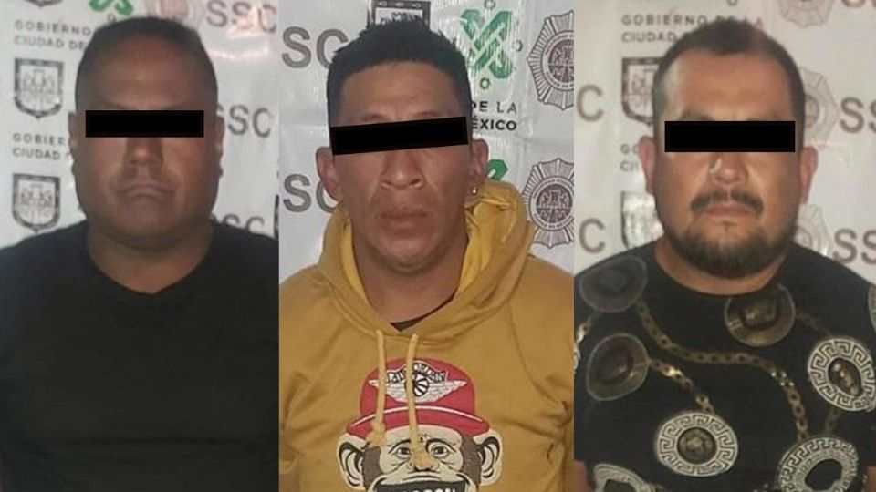 Los tres detenidos fueron presentados en el Ministerio Público. Foto: Especial