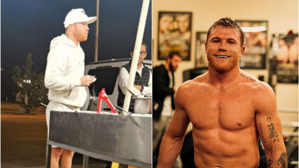 Canelo pagó la cuenta de todos los clientes de una taquería Foto: Especial