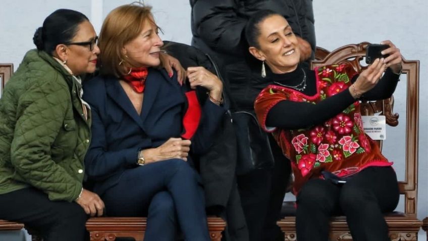 Claudia Sheinbaum y Marcelo Ebrard, en primera fila en AMLOFest