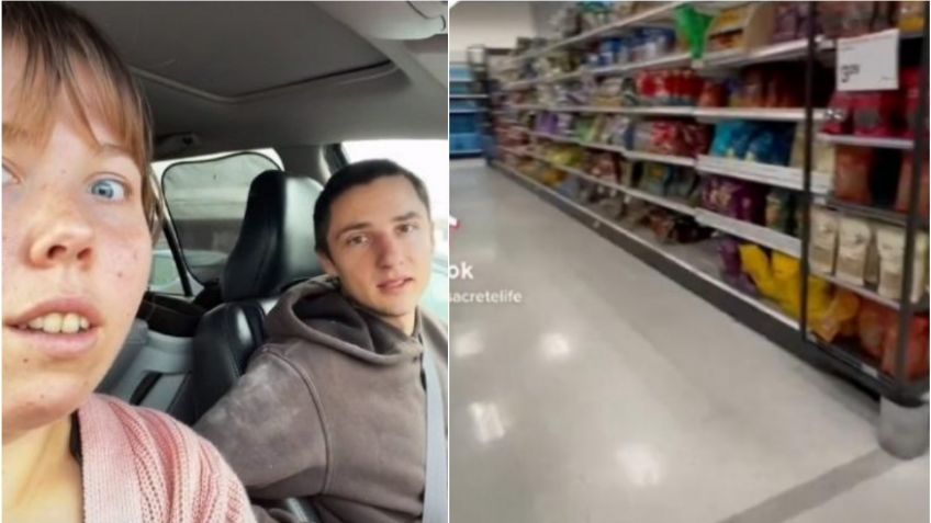 Pareja renta supermercado para NO convivir con gente; le tienen FOBIA a los gérmenes