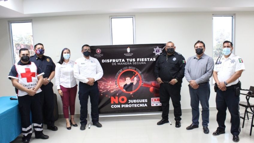 Arrancan campaña de concientización en Mazatlán sobre el uso de pirotecnia