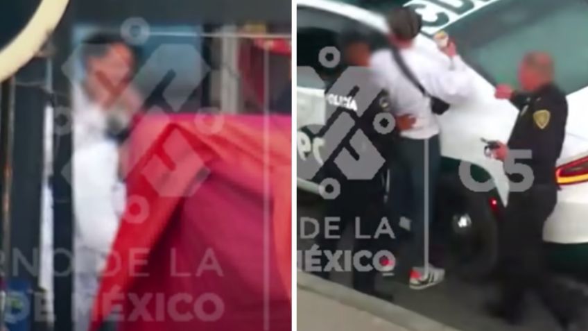 Ladrón es arrestado tras robar un celular ¡se detuvo por un tamal y atole! | VIDEO