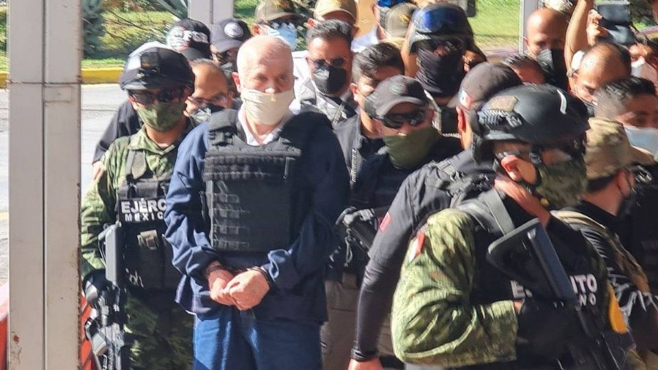 Eduardo Arellano Félix durante su captura en EU. Foto: @gildogarzamx