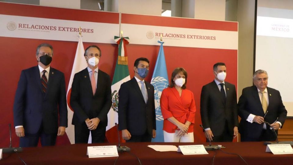 Gobiernos de Japón, México y la UNOPS fortalecen el sistema de salud (Foto: Twitter/ @SRE_mx)