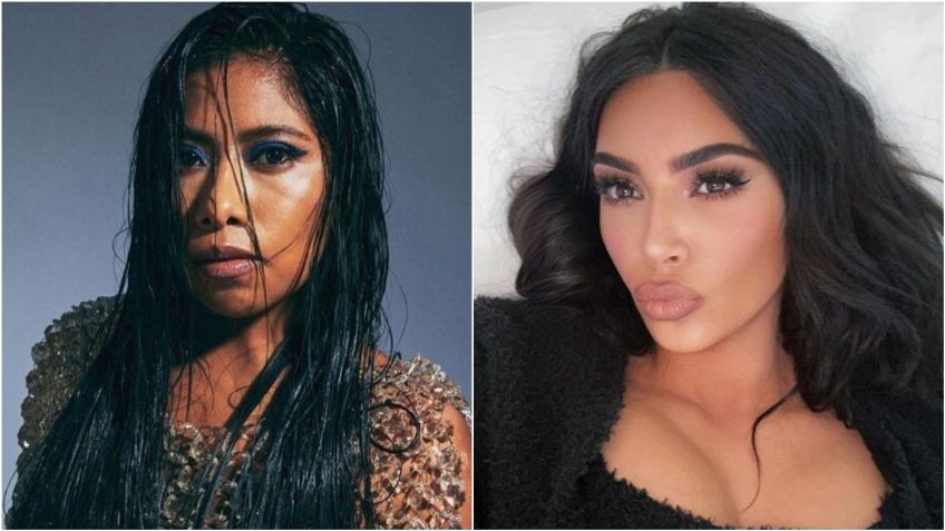 Yalitza Aparicio; así fue el día que le copió el look a Kim Kardashian