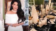 Martha Debayle presume su LUJOSA mesa de Navidad | FOTOS