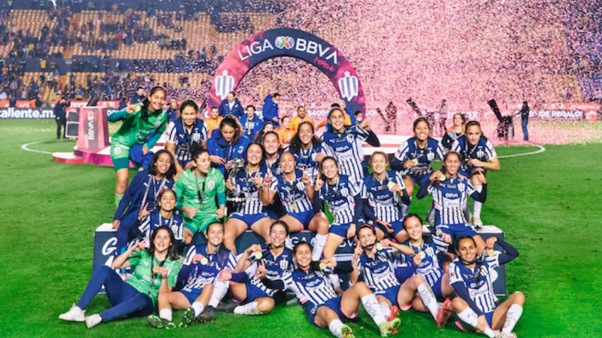 ¡Trono rayado! Monterrey se corona por segunda vez en la Liga MX Femenil