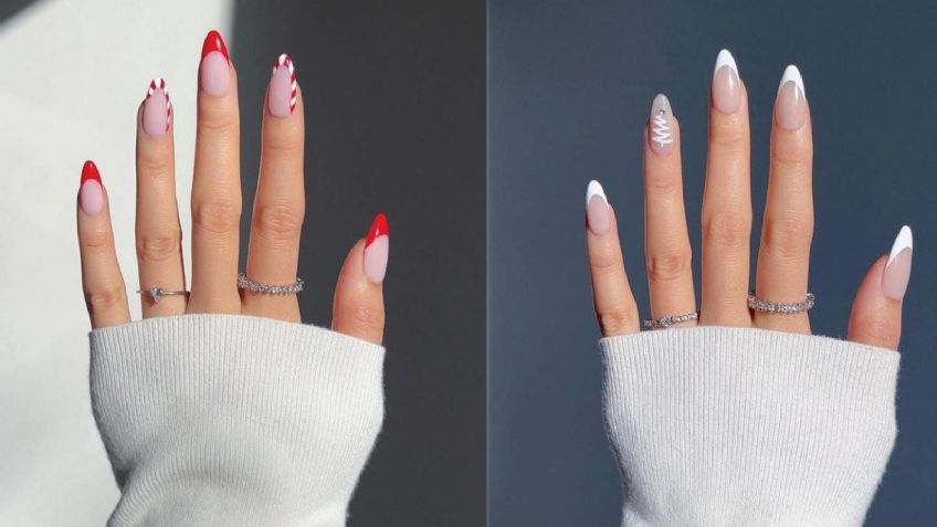 ¿Eres amante del nailart? Checa estos diseños minimalistas para Navidad