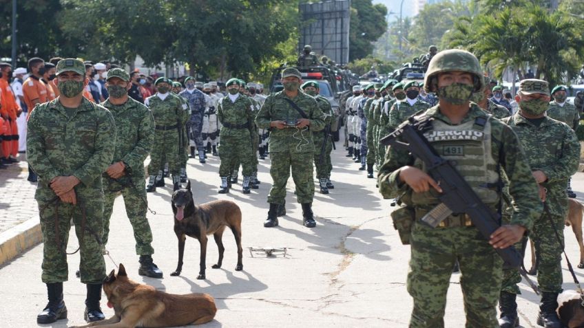 Acapulco despliega a 2 mil 838 agentes de las Fuerzas Armadas por violencia en Guerrero