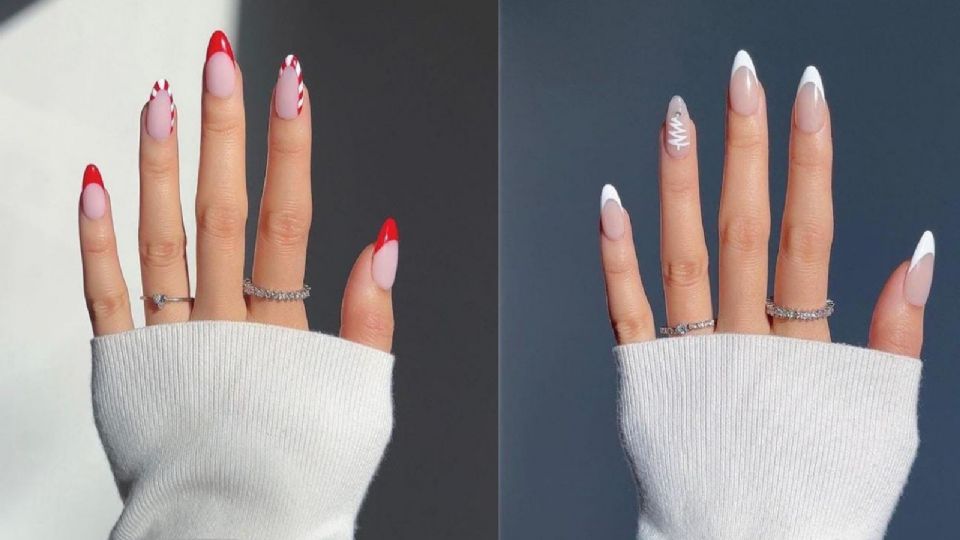 Las mejores tendencias de uñas minimalistas para Navidad. (Foto: @nailwrlds)