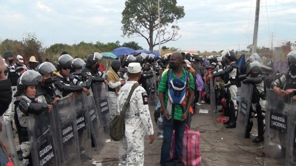 En 48 horas han sido trasladados un promedio de tres mil haitianos de la ciudad de Tapachula Foto: Especial