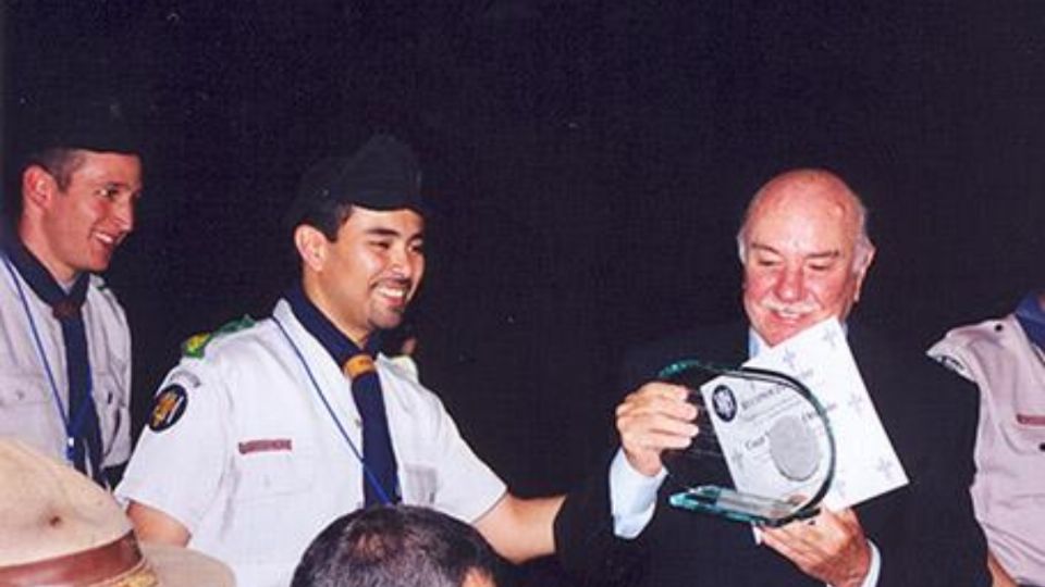 César Macazaga Ordoño, scout mexicano