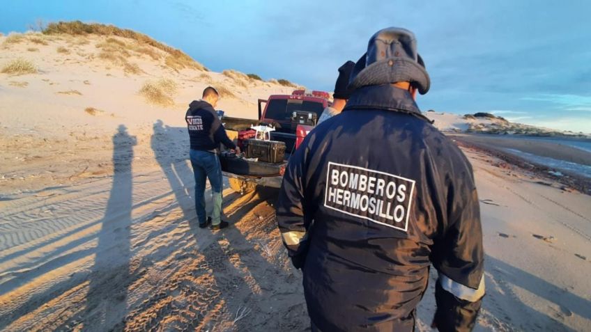 Despliegan operativo para localizar a joven desaparecido en mar de Bahía Kino em Sonora