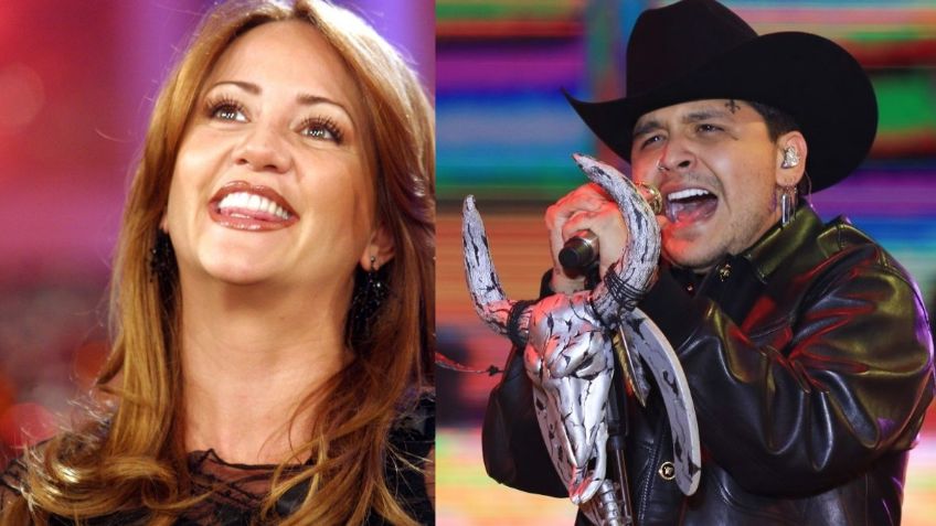 Christian Nodal le responde fuerte a Andrea Legarreta por opinar de su relación con Belinda; "no conozco a esa persona"