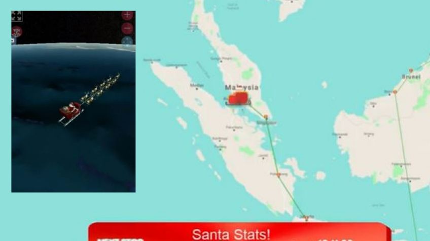 EN VIVO: sigue aquí el recorrido de Santa Claus por el mundo este 24 de diciembre