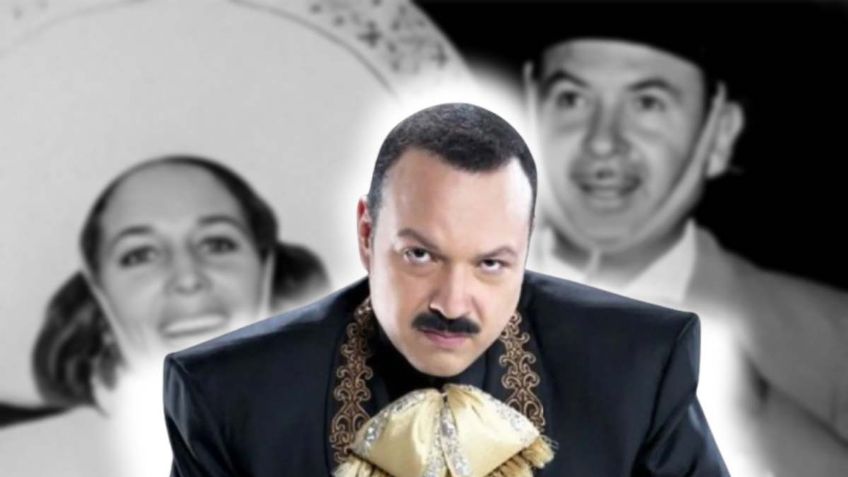 Flor Silvestre, Antonio y Pepe Aguilar aparecen en esta foto inédita en la sala del cantante