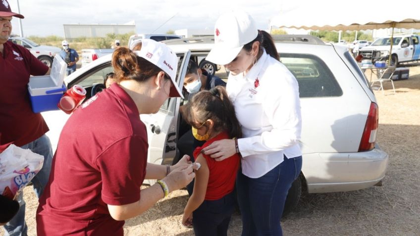 Casi 12 mil niños de entre 5 y 11 años son vacunados en Laredo, Tamaulipas