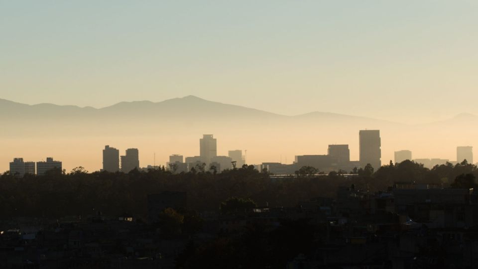 La capa de contaminantes en la CDMX y Valle de México era evidente a cualquier distancia