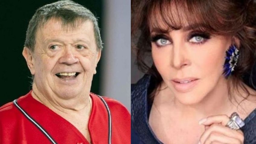 Así lucían Verónica Castro y Chabelo en su JUVENTUD; foto inédita los exhibe ¡irreconocibles!