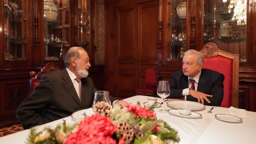 "Amigo y buen empresario": AMLO desayunó con Carlos Slim y reveló que pagó 28 mil mdp en impuestos