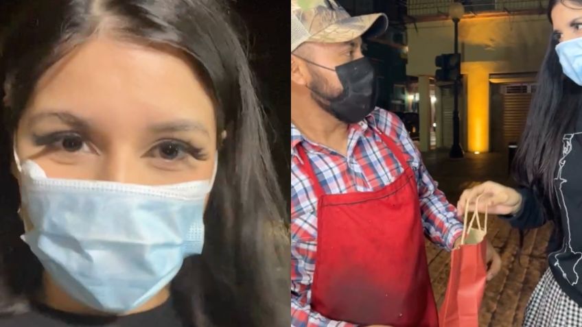 Ileana Velázquez: Youtuber regala dinero en calles de Matamoros y causa polémica