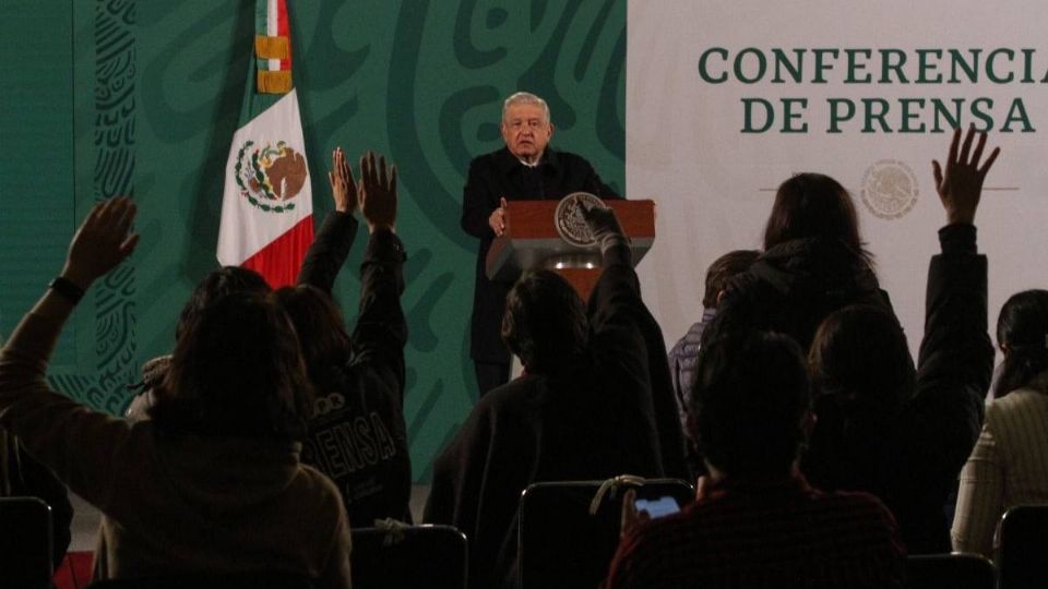 AMLO durante la Mañanera. Foto: Cuartoscuro