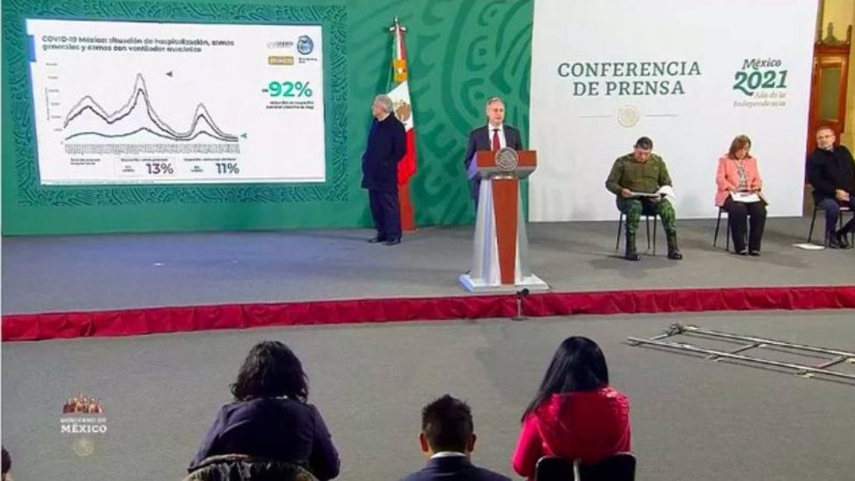 Hugo López-Gatell aseguró que la variante Ómicron no causa una mayor enfermedad. Foto: Captura de pantalla