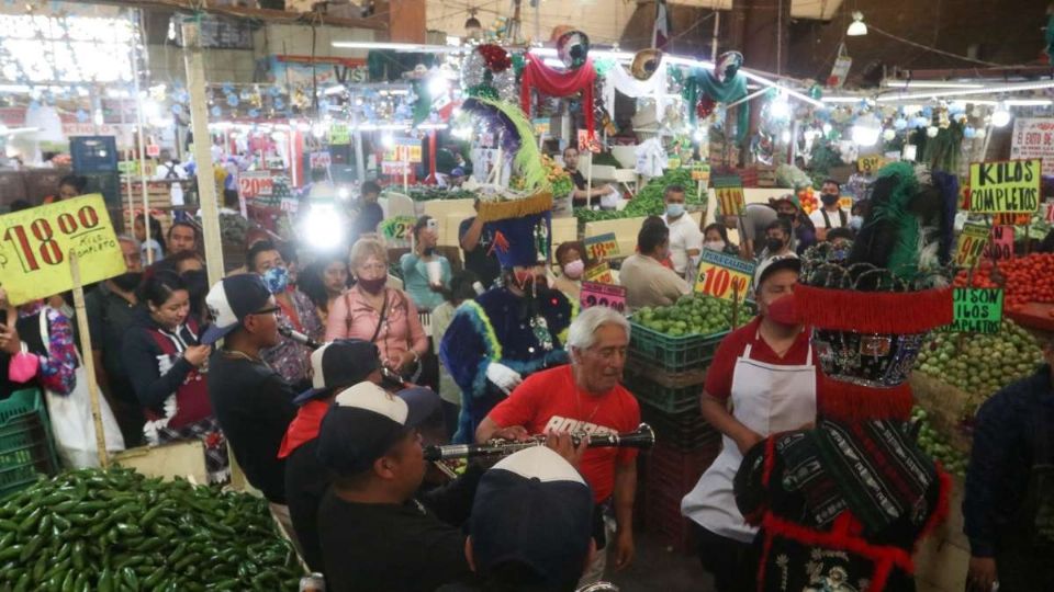 Mercado de la Merced en reconstrucción. Foto: Cuartoscuro