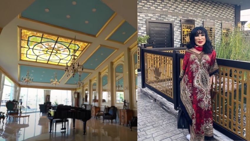 Lyn May tiene una mansión con acabados exclusivos y decoración de "oro"; así es su casa | FOTOS