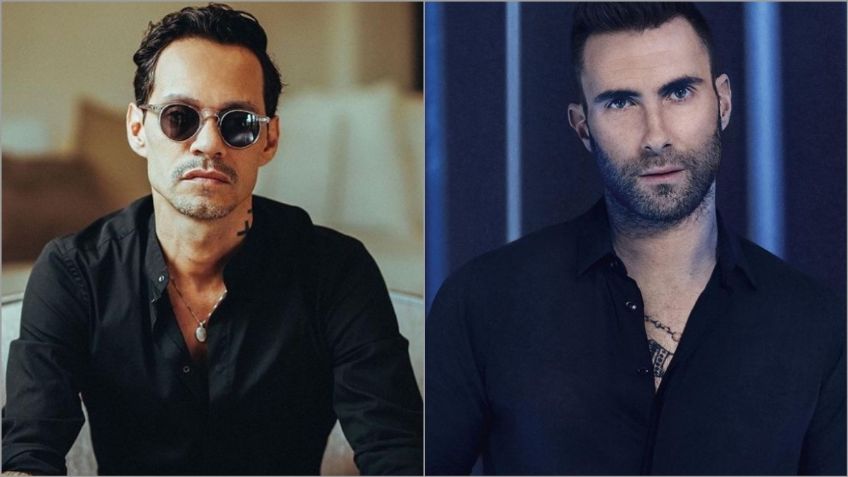 Marc Anthony y Adam Levine juntos y tomando tequila; la FOTO que enloqueció a sus fans