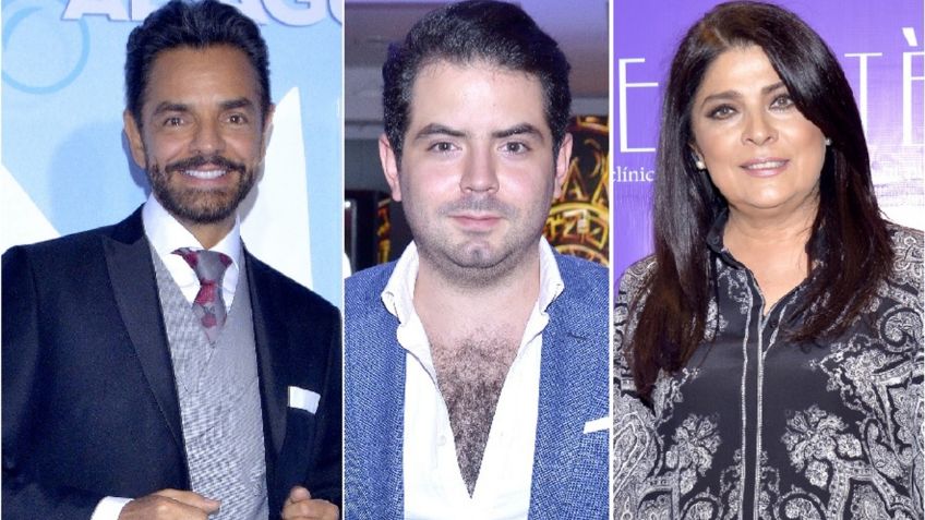 ¿Padre e hijo peleados?; Victoria Ruffo habla sobre el supuesto desacuerdo entre Eugenio y José Eduardo Derbez