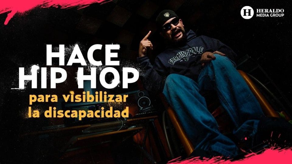 Tule El Val encontró en el hip hop un medio para abrirse paso en la sociedad. Arte: El Heraldo de México
