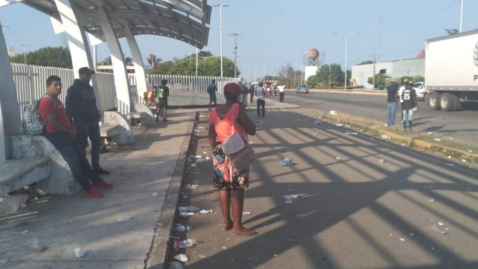 La vigilancia permanece en Tapachula, ya que se espera la llegada de más migrantes